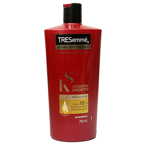 شامپو تقویت‌کننده مو ترزمی مخصوص پوست سر معمولی و انواع مو، حجم 700 میلی‌لیتر مدل keratin smooth